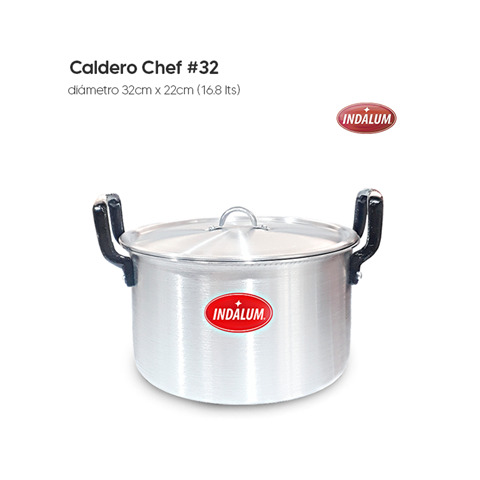 [CALDERO INDUSTRIAL #32 INDALUM] CALDERO INDUSTRIAL 32CM -INDALUM