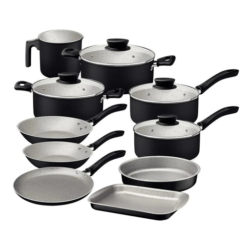 [28299/007] JUEGO DE OLLAS  X10 PZAS LINZ -TRAMONTINA