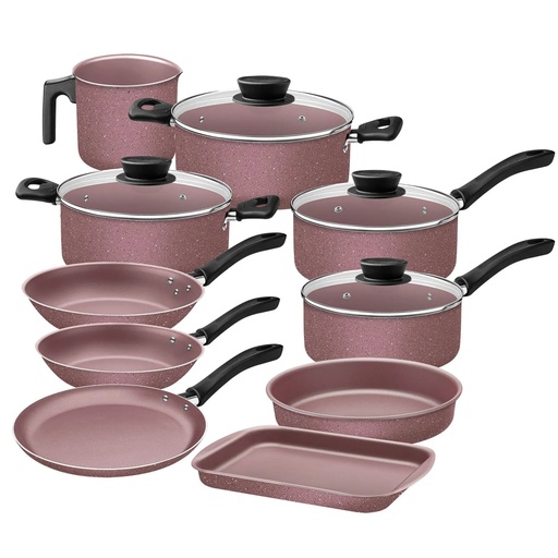 [28299/407] JUEGO DE OLLAS BATERIA X10 PZAS LINZ -TRAMONTINA