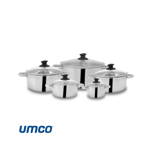 [4339] JUEGO DE OLLAS DE ACERO 14-24 -UMCO