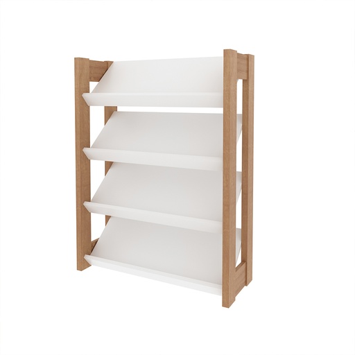 [AZ1025.0003] ZAPATERA BAJA BLANCO ALMENDRA