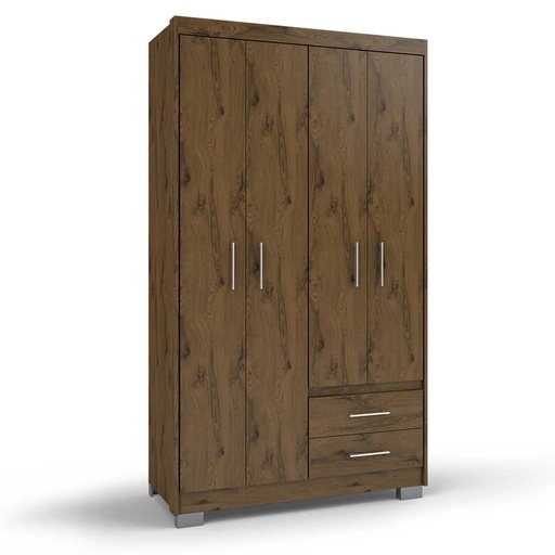 [02.1196.22] ROPERO 6 PUERTAS PRIMACY 185X46X105 CAPUCHINO/-BATROL