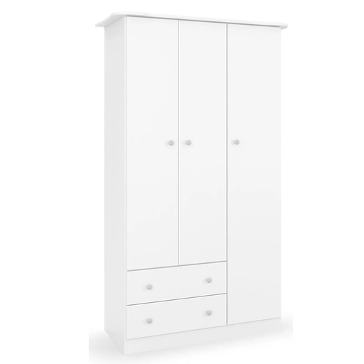 [02.1220.44] ROPERO 3P 2 CUERPOS NEW BABY BLANCO/-ALESSA