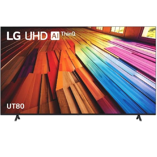 [86UT8050PSB] TELEVISOR SMART 4K 86" AI THINQ HDR10 PRO BT NEGRO/-LG