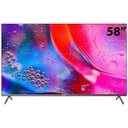 TELEVISOR LED SMART UHD 4K 58" GOOGLE TV NEGRO/-HYUNDAI