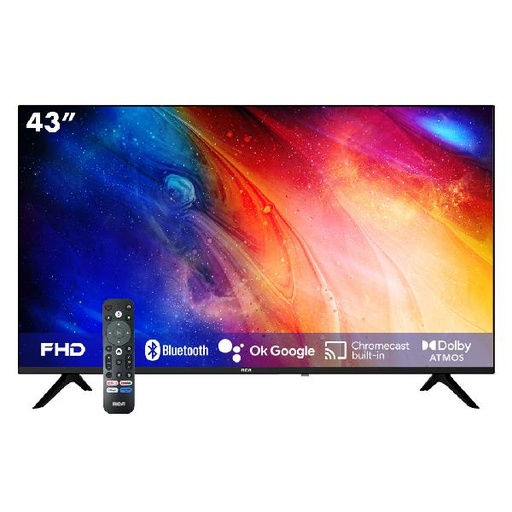 [43FHDRC] TELEVISOR LED FHD 43" GOOGLE TV NEGRO/-RCA