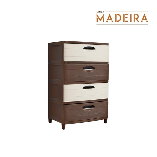 [CAJONERA SUPER MADEIRA 4P BEIGE2] CAJONERA SUPER MADEIRA 4 PSO BEIGE 2/-PICA