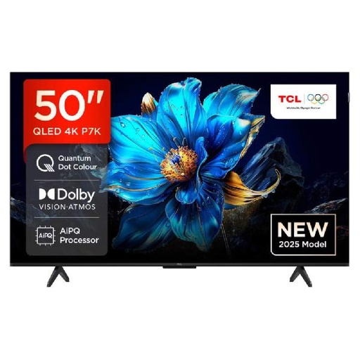 [50P7K] TELEVISOR SMART UHD QLED 4K 50"GOOGLE TV NEGRO/-TCL