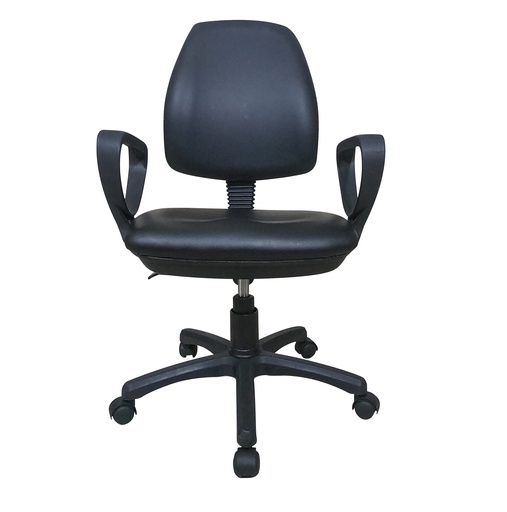 [DY-6034] SILLA OFICINA LEE NEGRO/-DEBSA