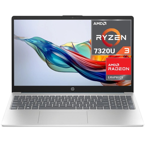 [B9TN6LA#ABM (8GB)] LAPTOP HP RYZEN 3  8GB RAM AMD  512GB SSD 15.6" 7320U  AZUL/-HP
