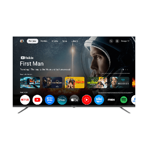 [65TIKGF5QLED] TELEVISOR QLED 65" GOOGLE TV BLUETOOTH 5.1 WIFI 60Hz 8.9X144.5X88.5CM CROMA/-INDURAMA