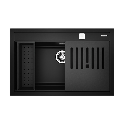 [NOVA 80 WS-TG 1B] FREGADERO NOVA  1B+CL+CB NEGRO/-TEKA