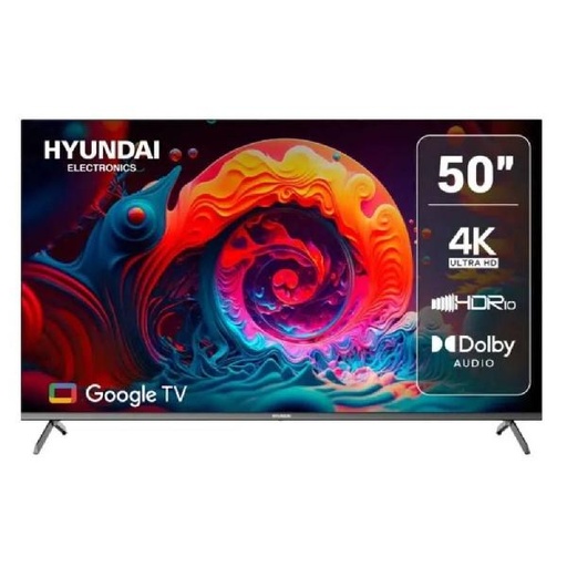 [HYLED5024G] TELEVISOR LED UHD 4K 50" GOOGLE TV NEGRO/-HYUNDAI