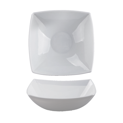 [CSTL-JFQW100/3(24)] "PLATO SOPERO 10"" OPAL CUADRADO. BLANCO / BLANCO - CASTELL"