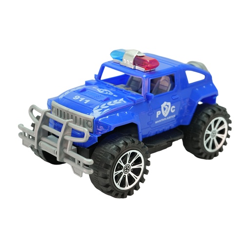 [IC1847] JUGUETE CARRO DE POLICÍA TODOTERRENO NEGRO