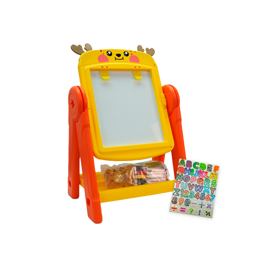 [IC2194] JUGUETE PIZARRA MAGNÉTICA D DOBLE CARA ROSADO / CONCHO DE VINO