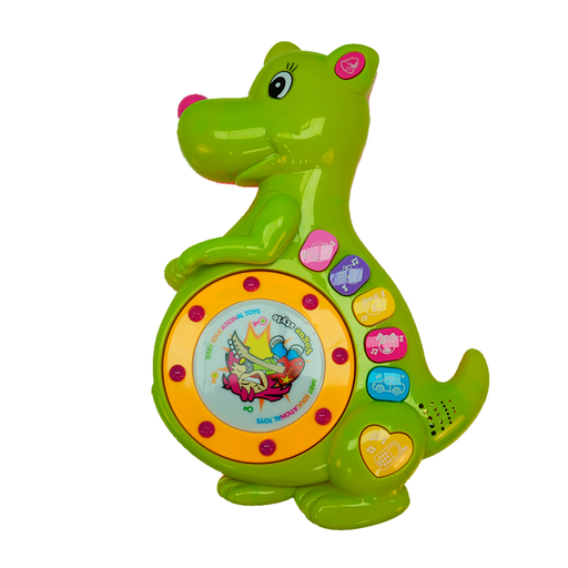 [IC1519] JUGUETE  DINOSAURIO CON  MUSICA  VERDE / SURTIDO